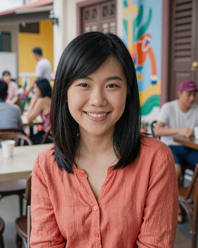 Michelle Tan, a charming Chinese-Malaysian woman from Penang looking for a meaningful relationship